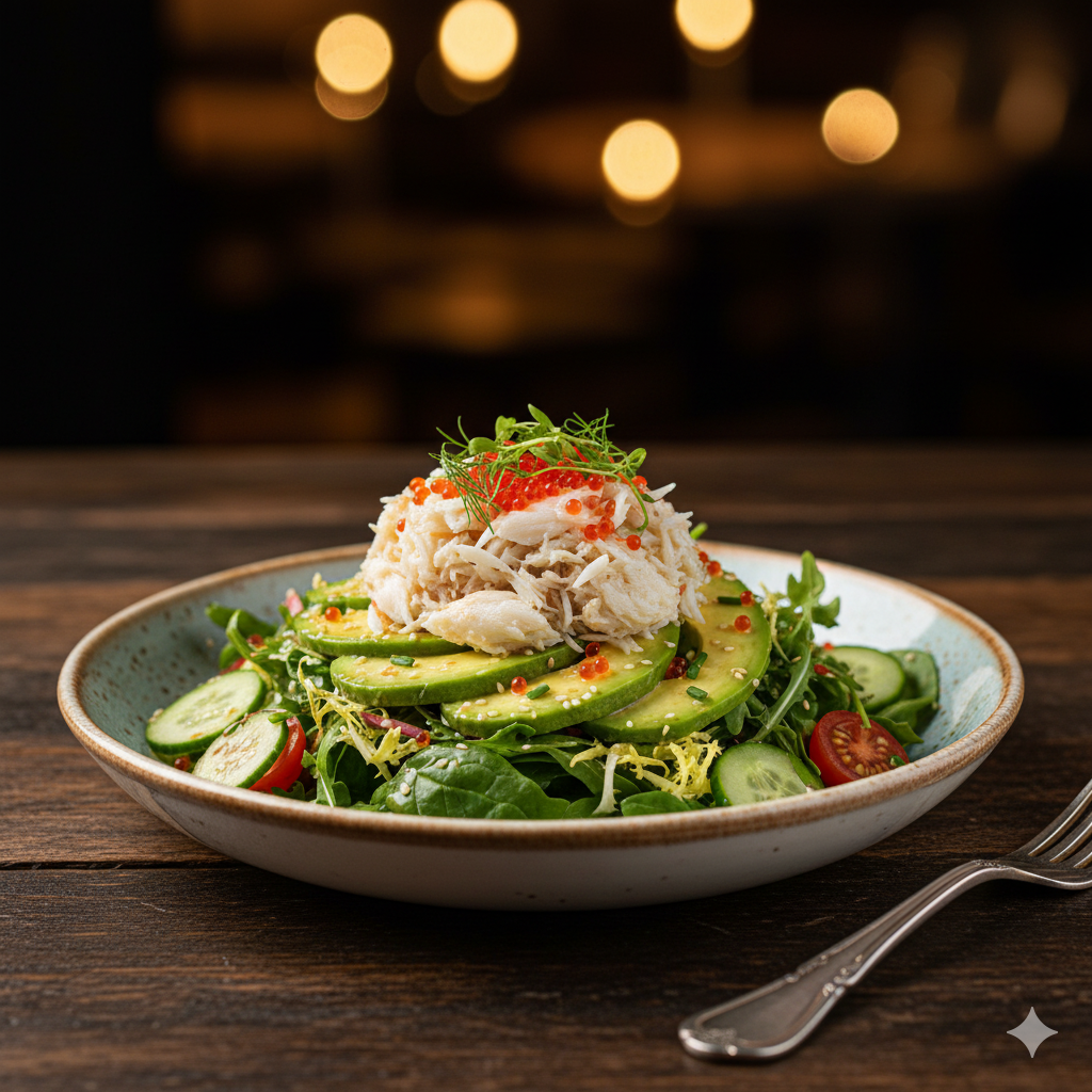 Blue Crab Avocado Salad